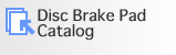 Disc brake pad catalog