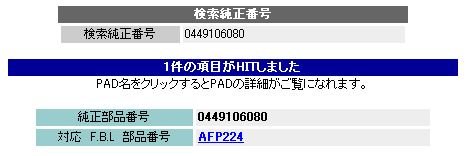 F B L ディスクブレーキパッドカタログ 冨士ブレーキ工業株式会社